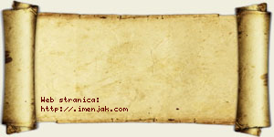 Sandra Perković vizit kartica